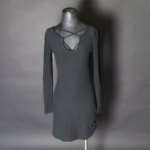 Soft Black Strappy Dress